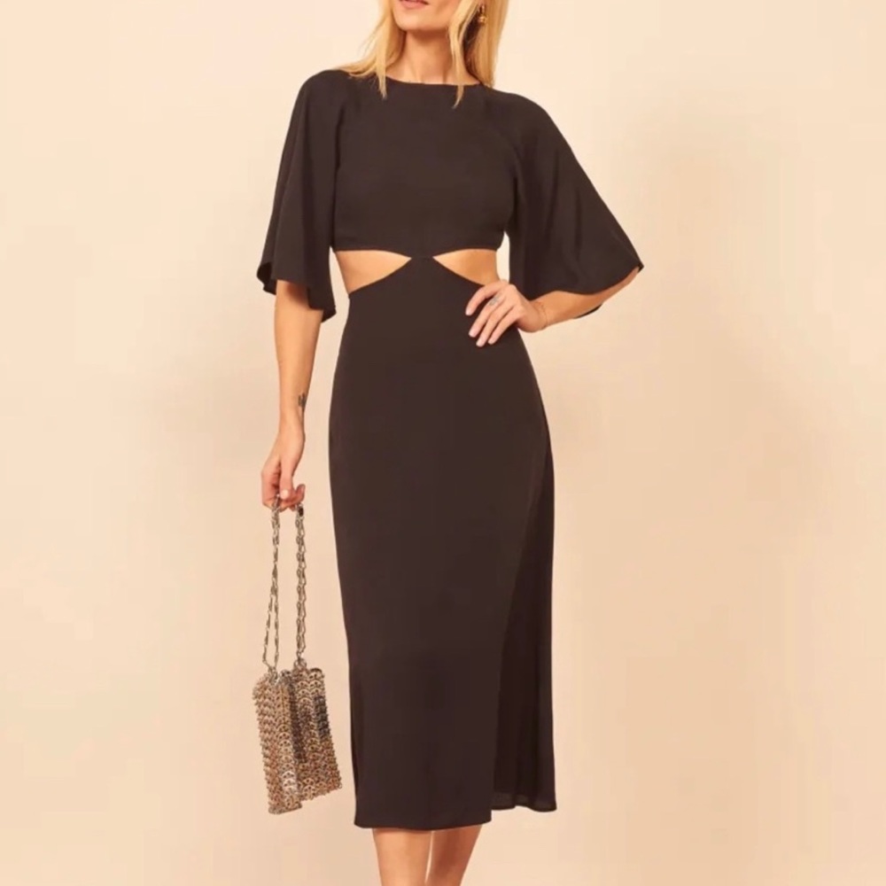 Reformation Benny Dress black size 0